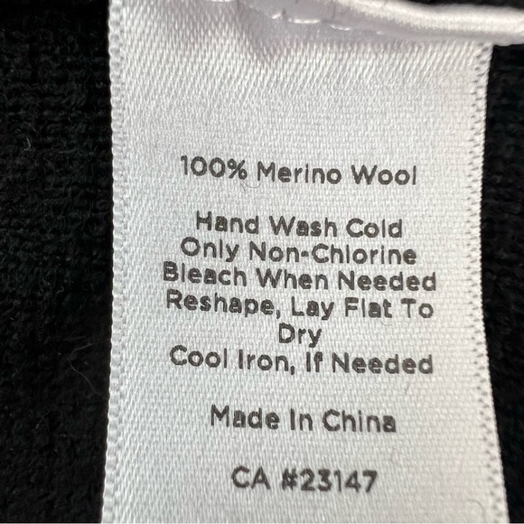 Talbots pure merino wool Knit Mini Dress Full Zip Petite Sz M Fall Career - Picture 7 of 9